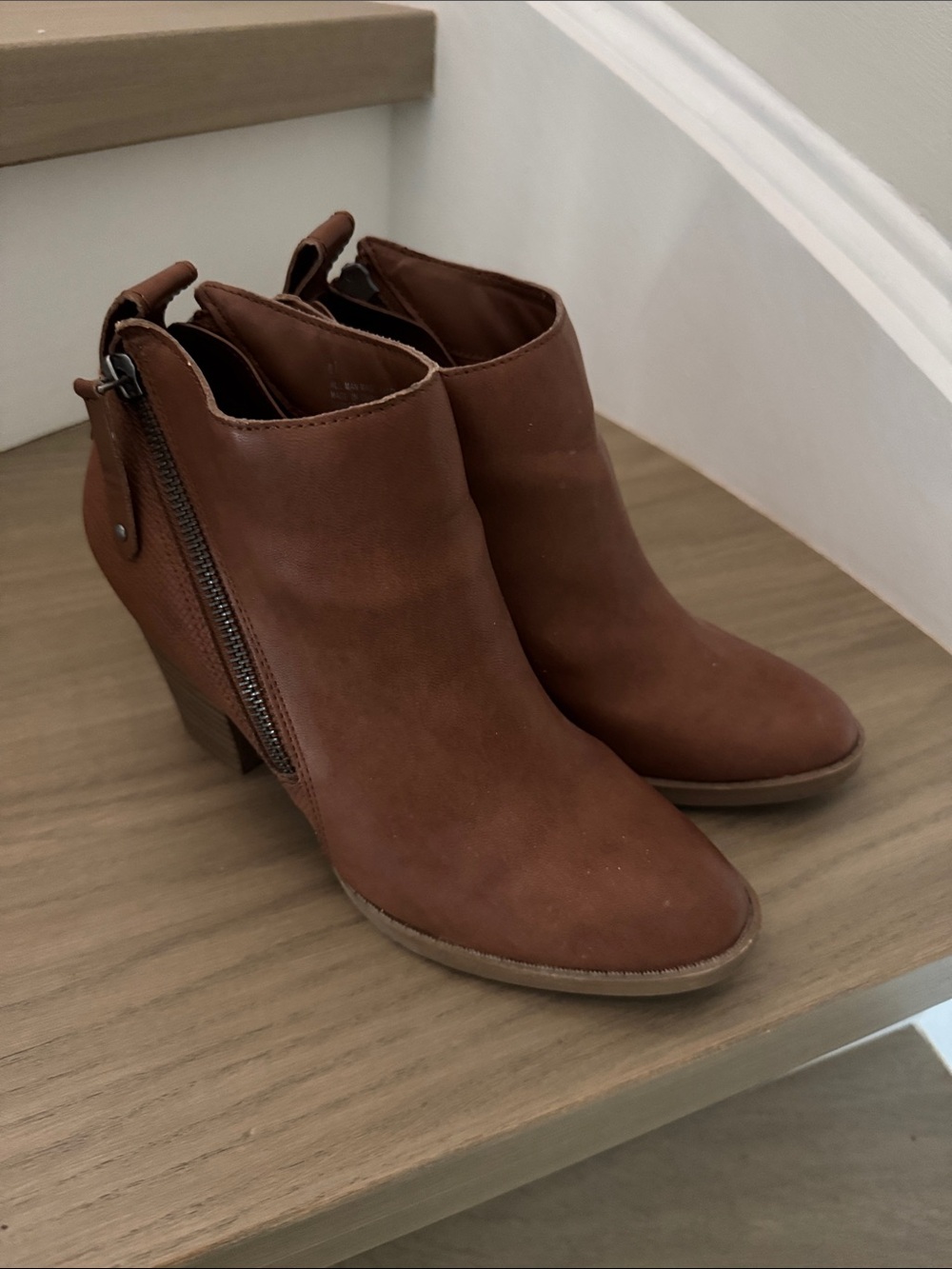 DV by Dolce Vita Chestnut Brown Suede Ankle Booties